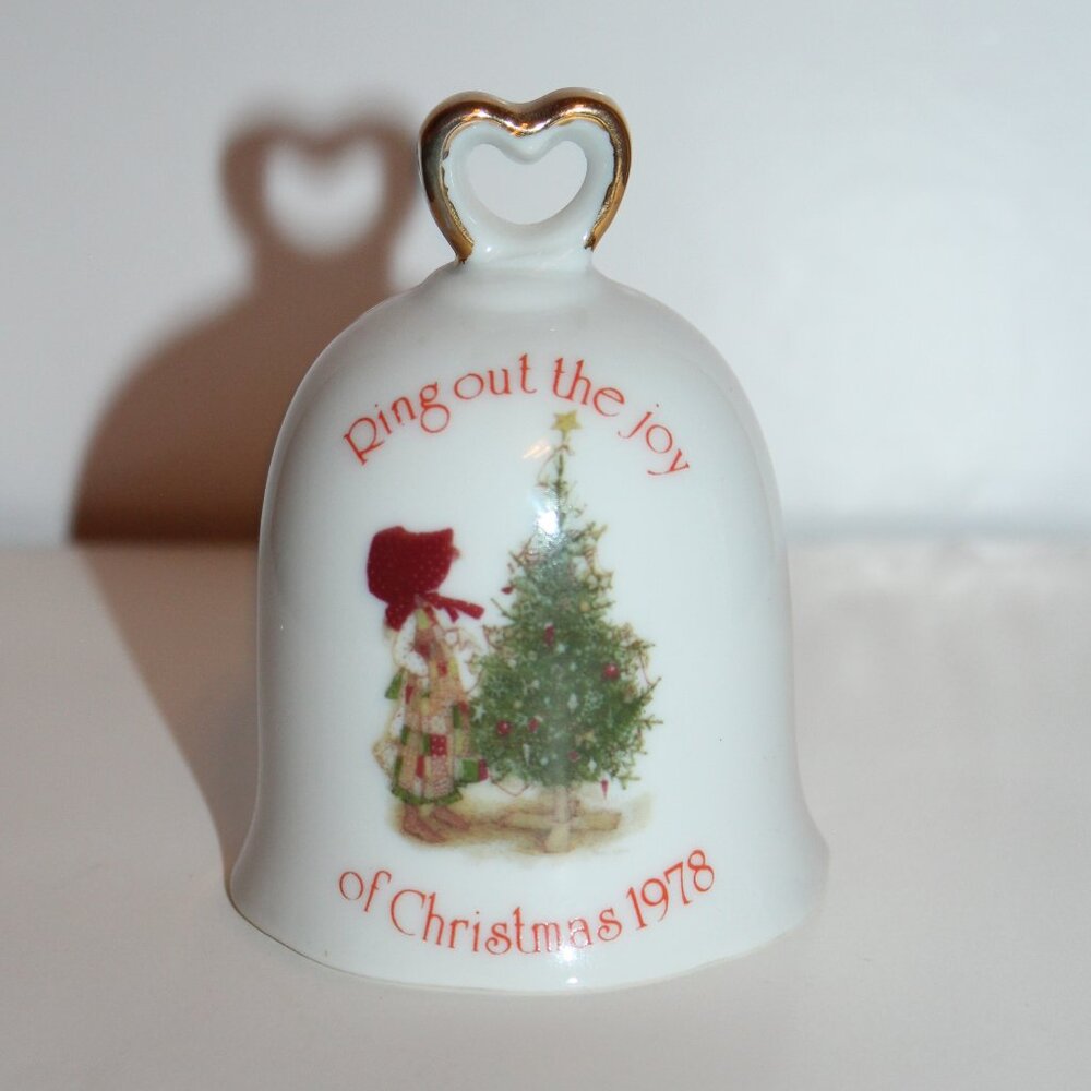 Holly Hobbie Christmas Bell 1978